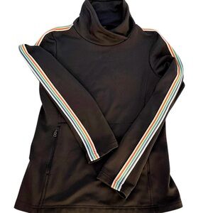 Bogner Fire+Ice Power Stretch Ski Base Layer Black Multi-Stripe M Performance